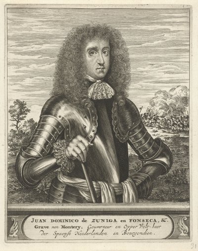 Portrait of Juan Domingo de Zúñiga y Fonseca by Christiaan Hagen